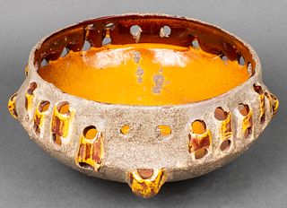 Studio Art Pottery Centerpiece Bowl