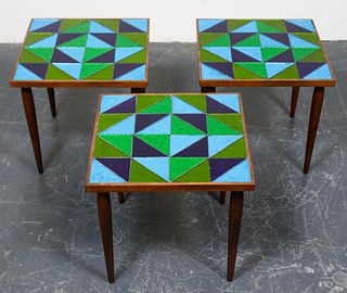 Mid-Century Modern Stacking Tables, Set of 3