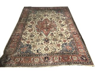 Persian Floral Carpet, 12' 9.5" x 9' 7.5"