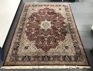 Persian Floral Kashan Carpet, 11' 8.5" x 8' 4.5"