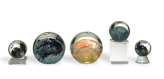 5 Josh Simpson Planets / Paperweights