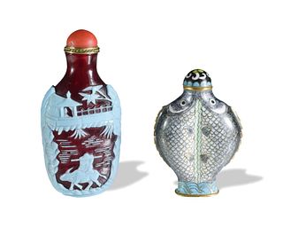 2 Chinese Snuff Bottles