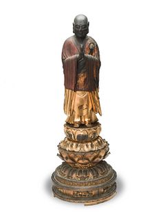 Japanese Gilt Lacquer Buddha, Late Edo