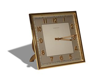 Tiffany and Co., Cased 8 Day Desk Clock