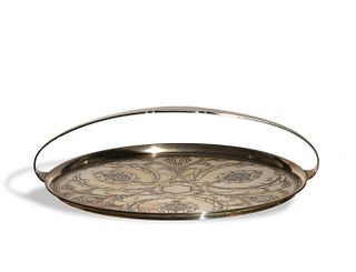 Tiffany and Co., Sterling Silver Tray with Handle
