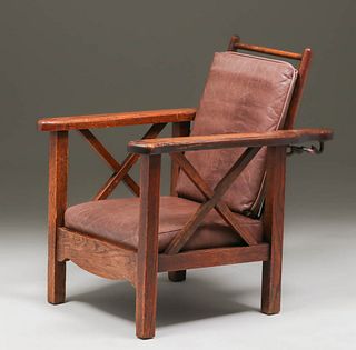 McHugh Furniture Co Child's Morris Chair c1900