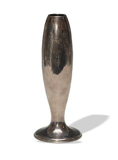 Japanese Art Deco Sterling Silver Vase