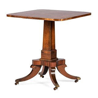 An English Regency Mahogany Center Table 