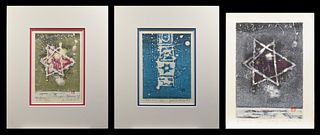 Joichi Hoshi, 3 Signed and Numbered Woodblock Prints