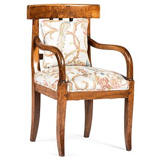A Continental Mahogany Side Chair 