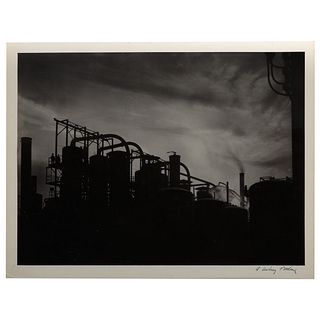 A. Aubrey Bodine. Esso Gasoline Refinery, photo