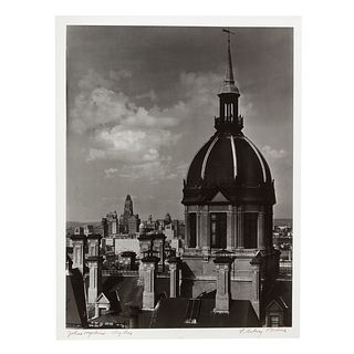 A. Aubrey Bodine. "Johns Hopkins-Skyline," photo