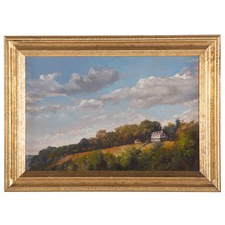 Nathaniel K. Gibbs. "Annapolis Estate," oil