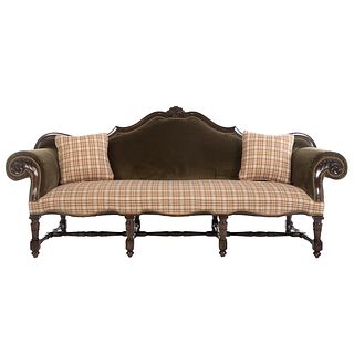 Victorian Style Upholstered Sofa