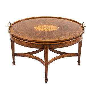 Henredon Oval Butler Tray Style Table