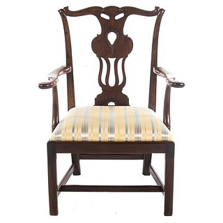 Georgian Mahogany Arm Chair