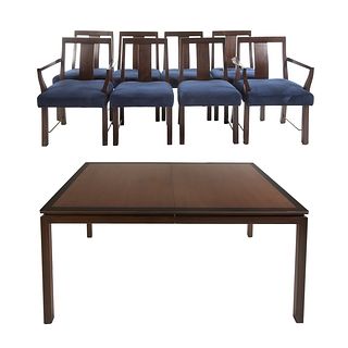 Dunbar Dining Table & Set of Eight Chairs