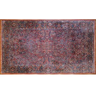 Semi-Antique Sarouk Carpet, Persia, 8.10 x 15.3