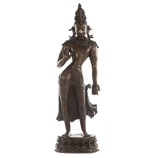 Asian Bronze Bodhisattva