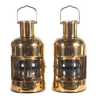 Pair of Nippon Side Light Ships Lanterns
