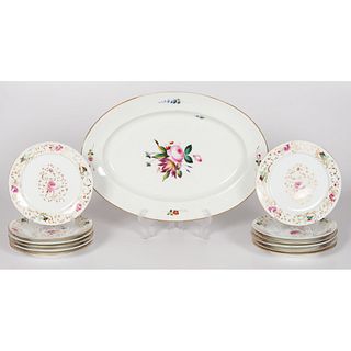 A Group of Old Paris Porcelain Tablewares