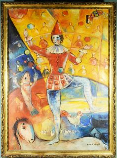 Manner of Marc Chagall, 'Le Cirque'