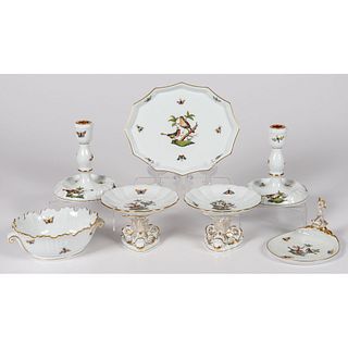 A Group of Assorted Herend Rothschild Tablewares