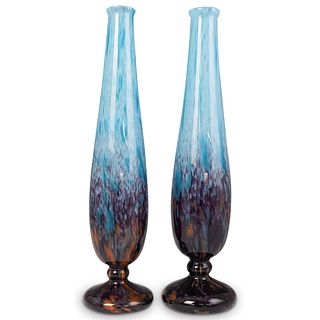 Charles Schneider (1881-1953) French Art Glass Vases