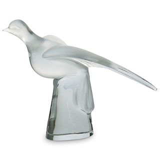 Large Lalique Crystal Bird