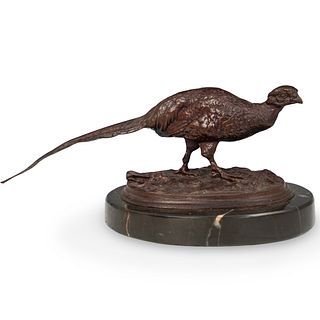 Pierre Jules Mene Bronze Pheasant