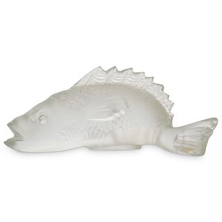 Baccarat Crystal Fish Paperweight