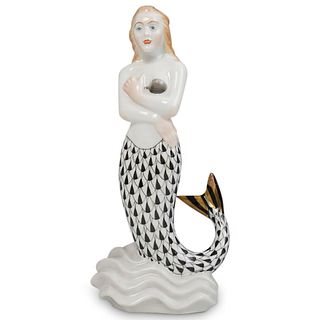 Herend Porcelain Mermaid Figurine