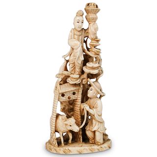 Antique Chinese Carved Bone Figure
