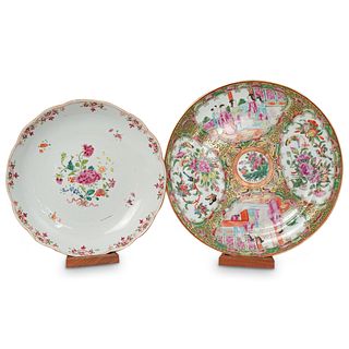 (2 Pc) Chinese Porcelain Plates