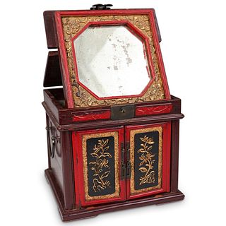 Chinese Wood Jewelry Box