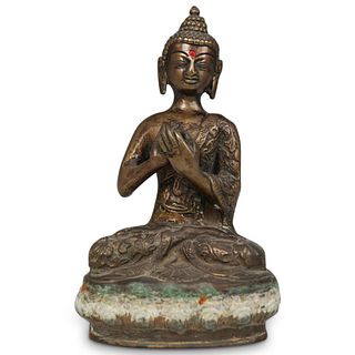 Antique Metal Buddha Statue