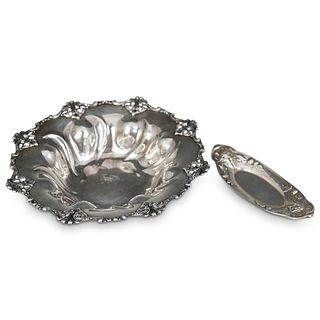 (2 Pc) Sterling Silver Dish Set