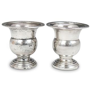 (2 Pc) Set of Sterling Silver Cups
