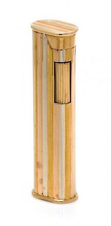 An 18 Karat Gold Lighter, Italian, 48.80 dwts. (including mechanism)