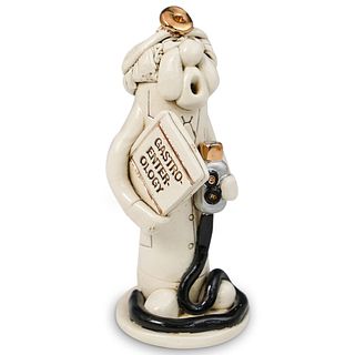 Signed Ceramic Figural Whistle