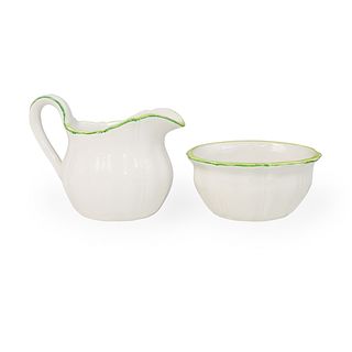 Italian Porcelain Creamer & Bowl