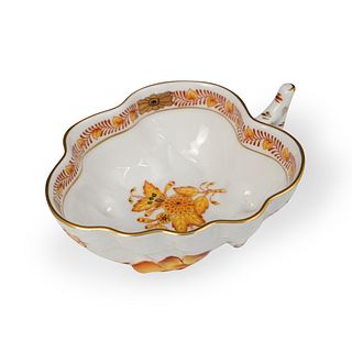 Herend Chinese Bouquet Leaf Dish