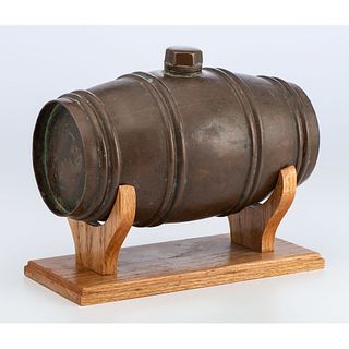 A Dovetailed Copper Rum Keg