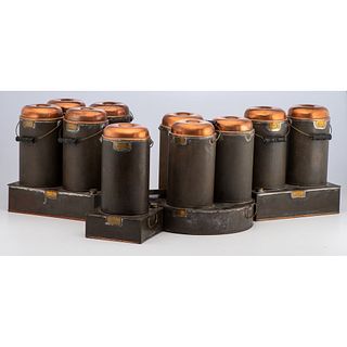 A Rare Set of Copper & Tin Mudge Home Canners