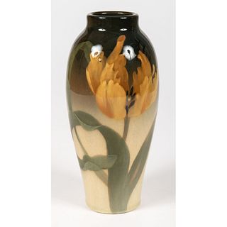 A Rookwood Pottery Floral Vase by Sara Sax