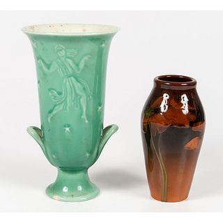 A Rookwood Pottery Standard Glaze Vase & Production Vase