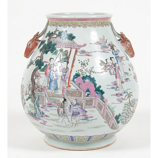 Chinese Qing Dynasty Hu-form Vase  ?????