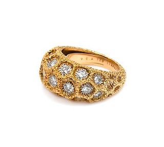 An 18 Karat Yellow Gold and Diamond Ring, Van Cleef & Arpels, 8.90 dwts.