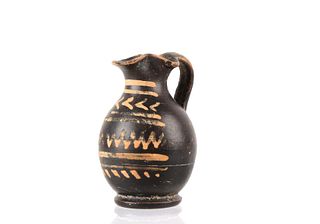 Ancient Greek Decorated Chous Vessel c. 400-100 BC