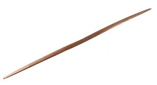 Plains Carved Wood Warrior's Bow Mid-to-Late-19th